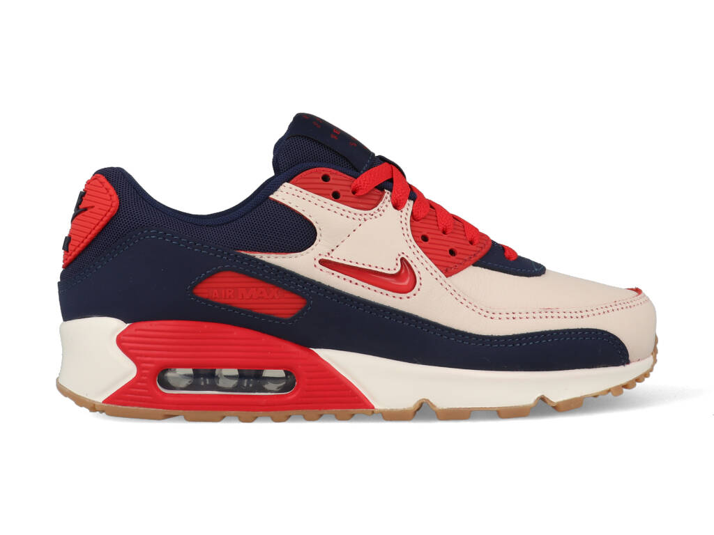Nike Air Max 90 Premium Blauw / Wit / Rood- Heren Sneaker CJ0611-101 -  Schoenen.nl