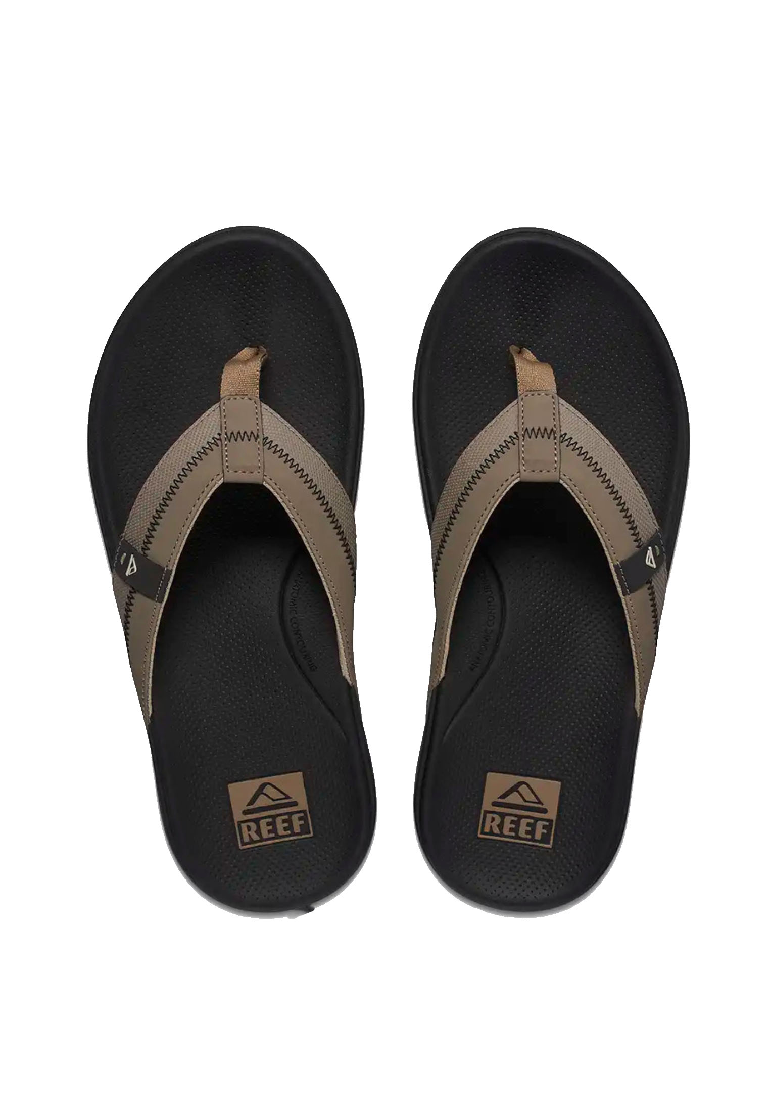 Reef Slippers Cushion Phantom 2.0 Fossil / Raven CJ5513 Bruin / Zwart-43 maat 43