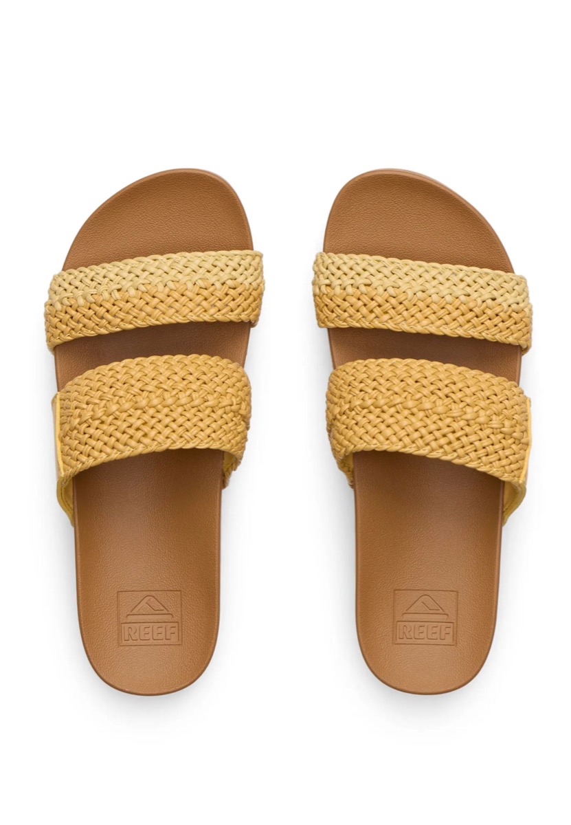 Reef Slippers Cushion Vista Hi Duo Braid CJ8723 Geel / Bruin maat