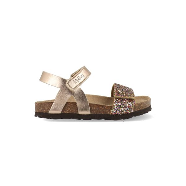 Kipling deals sandalen goud