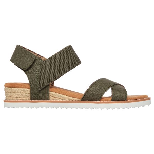 Skechers Sandalen Bobs Desert Kiss - Secret Picnic 33386 Groen