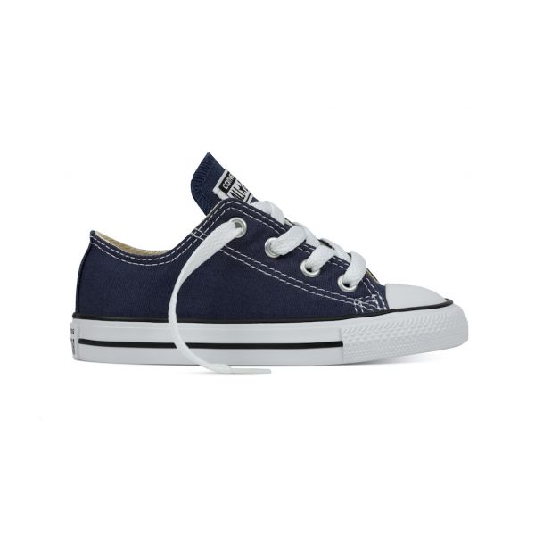 Converse All Stars Laag Kids 7J237 Navy Blauw-18