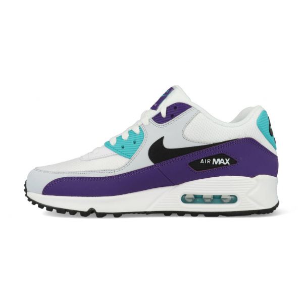 Nike Air Max 90 Esential AJ1285-103 Wit / Paars / Groen