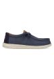 HEYDUDE Instappers Wally Washed Canvas HD40296-410 Blauw