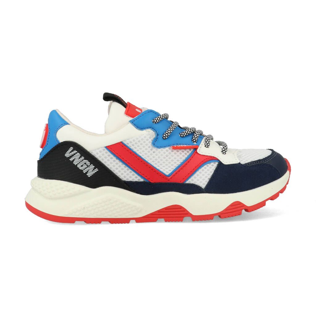Vingino Gio Lage sneakers Leren Sneaker Jongens Wit - Schoenen.nl