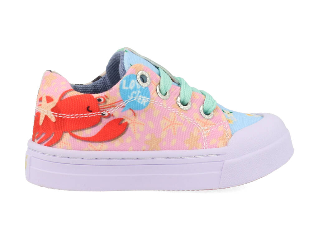 Go Banana&apos;s Sneakers GB22SLOBSTER-L Roze / Blauw maat