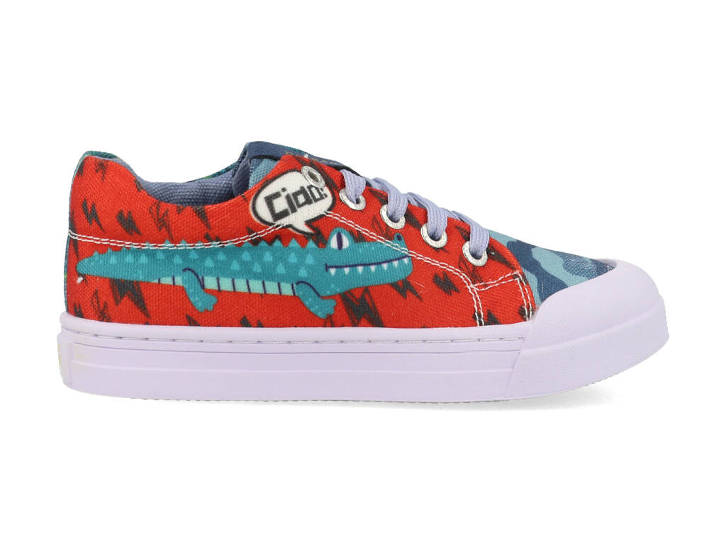 Go Banana's Sneakers GB_ALLIGATOR L Blauw / Rood