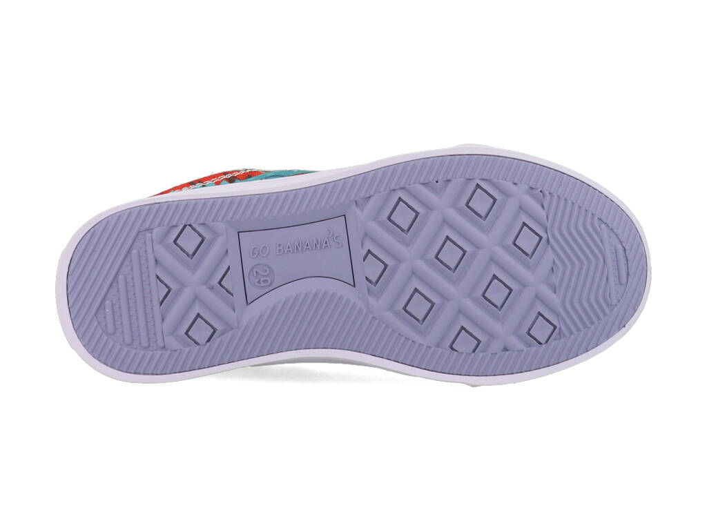 Go Banana's Sneakers GB_ALLIGATOR L Blauw / Rood