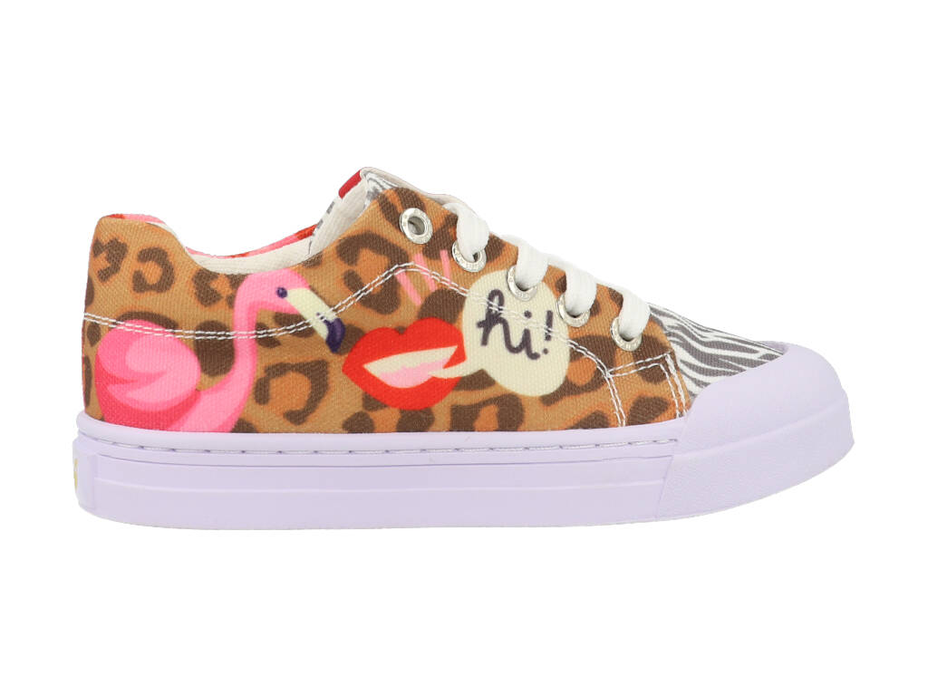 Go Banana's Sneakers GB_FLAMINGO L Roze / Bruin