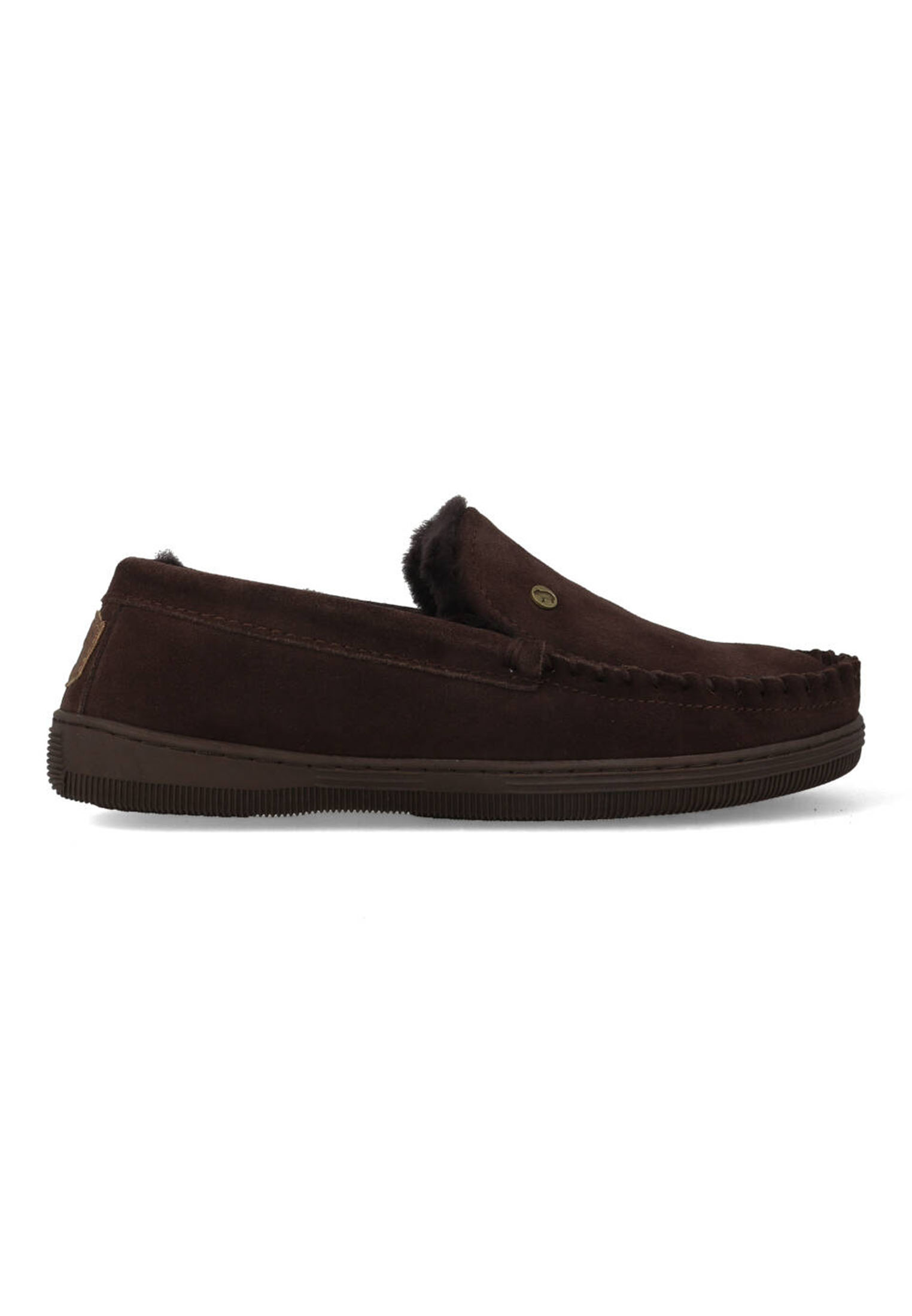 Warmbat Pantoffels Grizzly GRZ441065 Choco Donker Bruin-47 maat 47