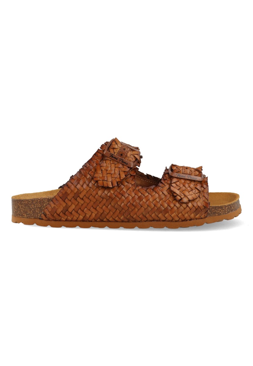 Toni Pons Slippers GUAM-TE-CUIRO PELL TRENADA Bruin maat