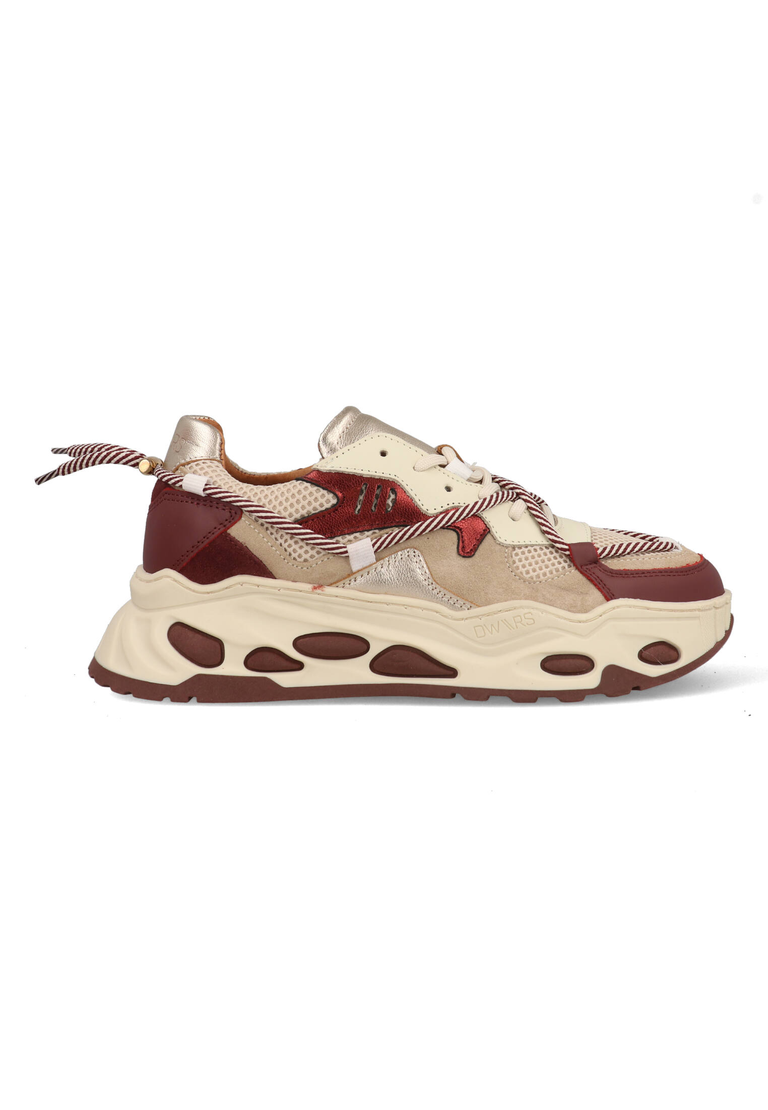 DWRS Saturnus J5554C/T-16-4577 Bordeaux Rood / Wit-42 maat 42 afbeelding