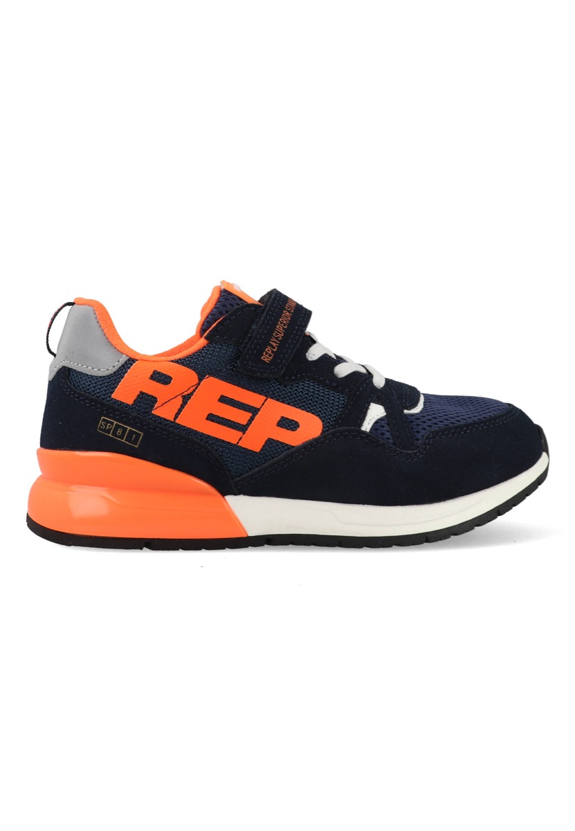 Replay Shoot JR 8 JS290023L-3192 Blauw Wit