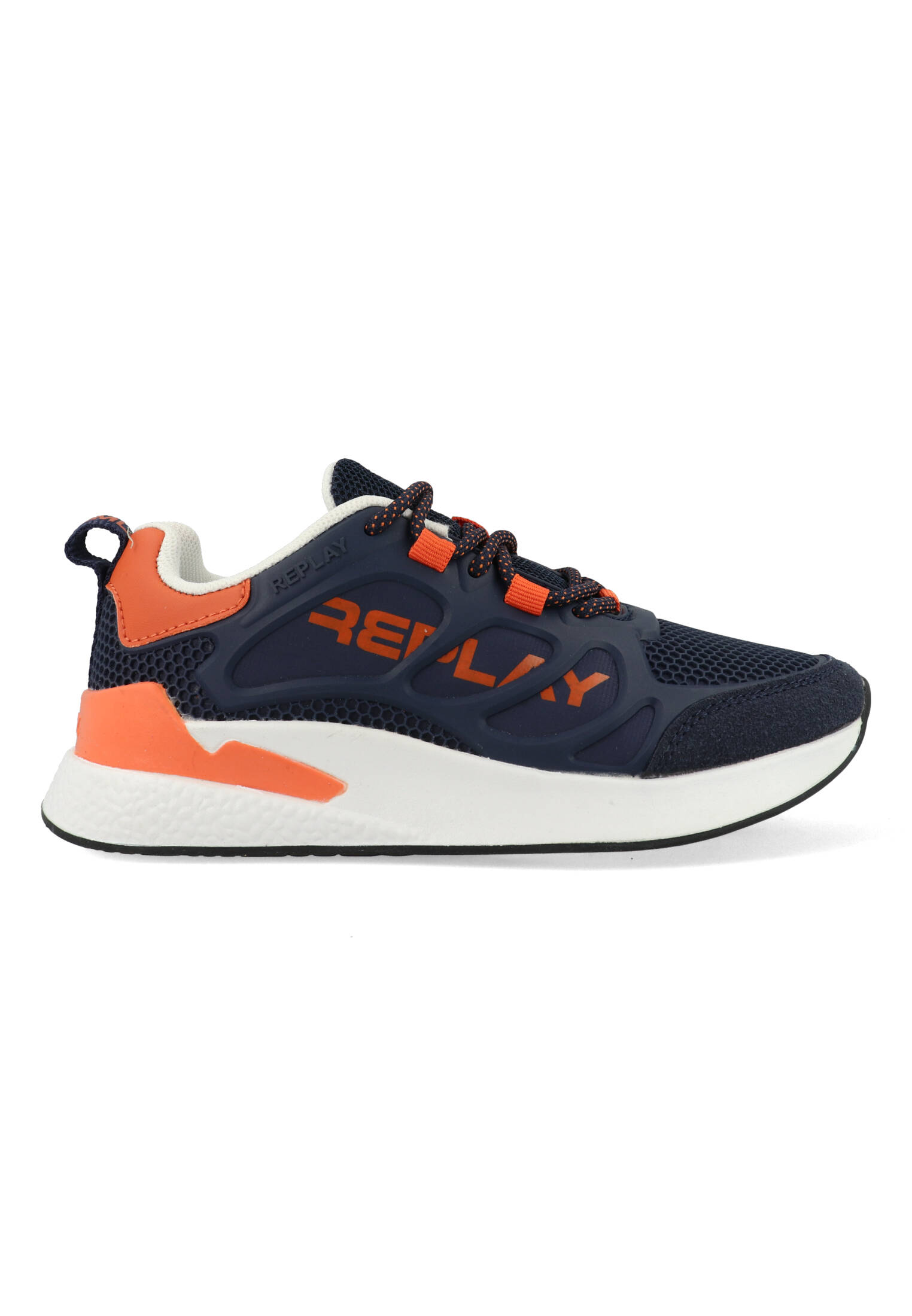 Replay Maze JR-1 JS540004S-3232 Blauw / Oranje-36 maat 36 Replay Maze JR-1 JS540004S-3232 Blauw / Oranje-36 maat 36