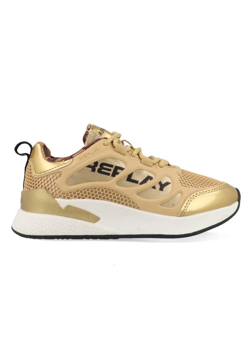 Replay Maze JR 5 JS540008S-0026 Goud maat Replay Maze JR 5 JS540008S-0026 Goud maat