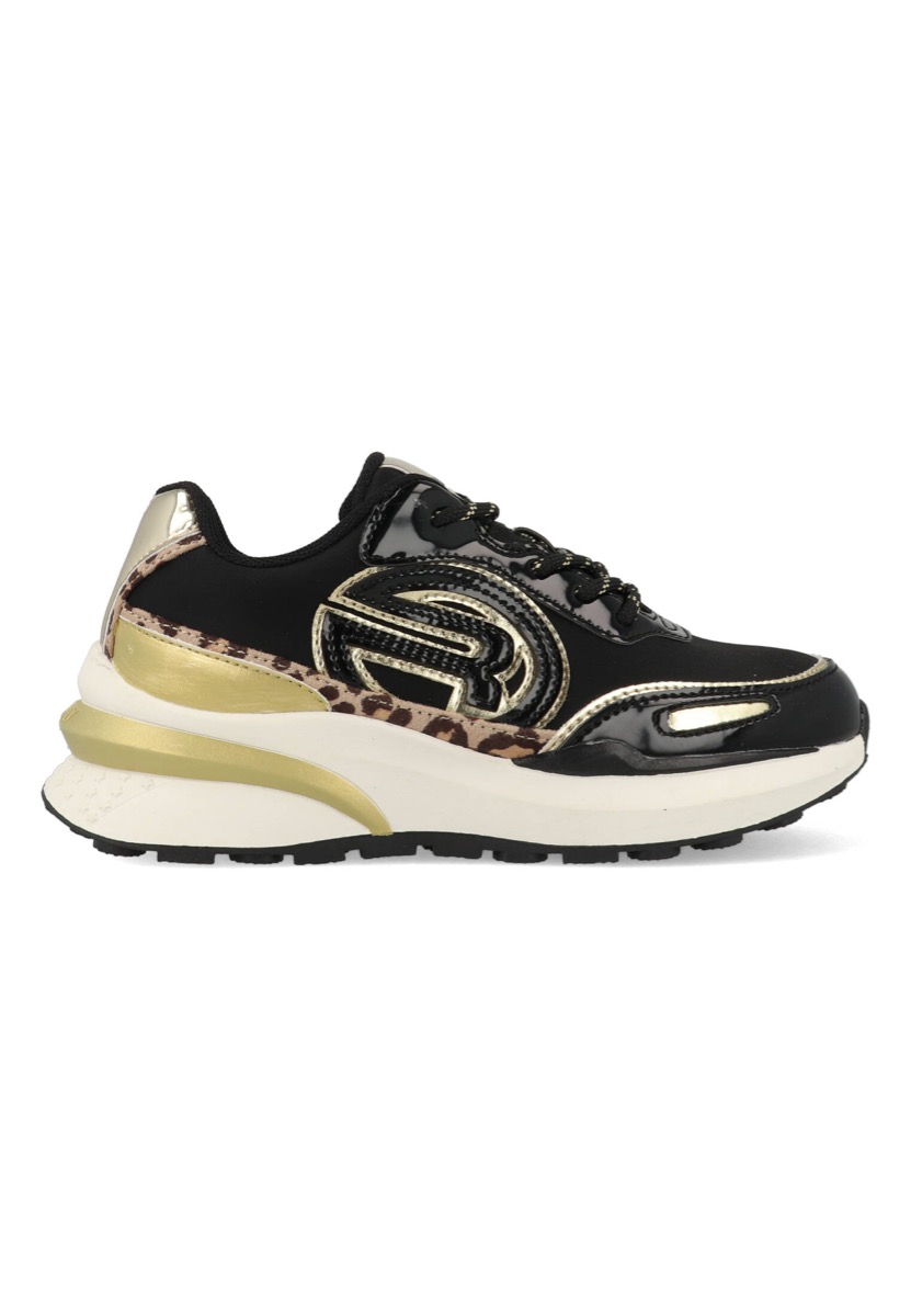 Replay Athena JR 10 JS630017S-0006-J202 Zwart / Goud-37 maat 37 Replay Athena JR 10 JS630017S-0006-J202 Zwart / Goud-37 maat 37