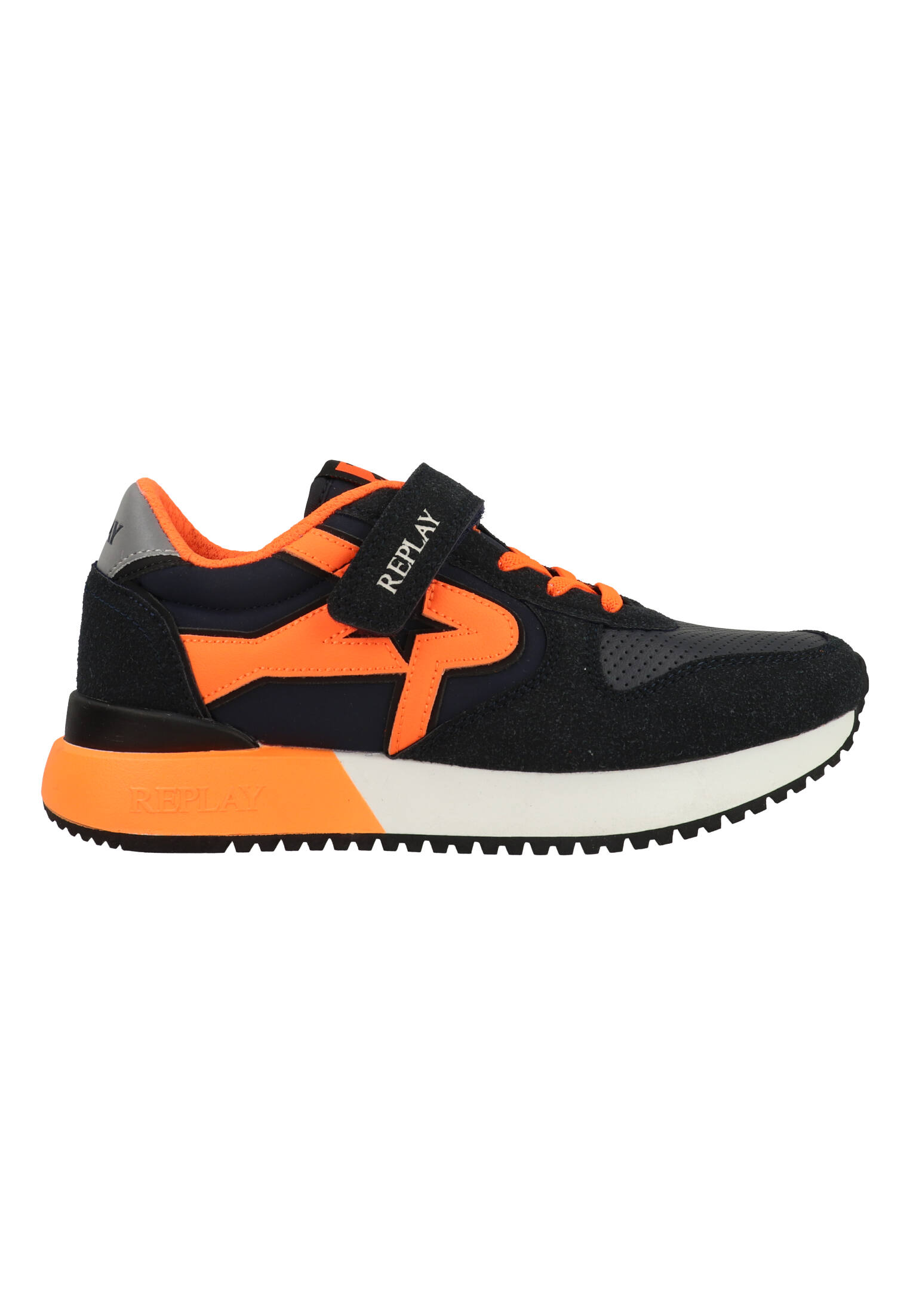 Replay Fiber JR Boy 7 JS850007S-3452 Blauw / Oranje-32 maat 32 afbeelding