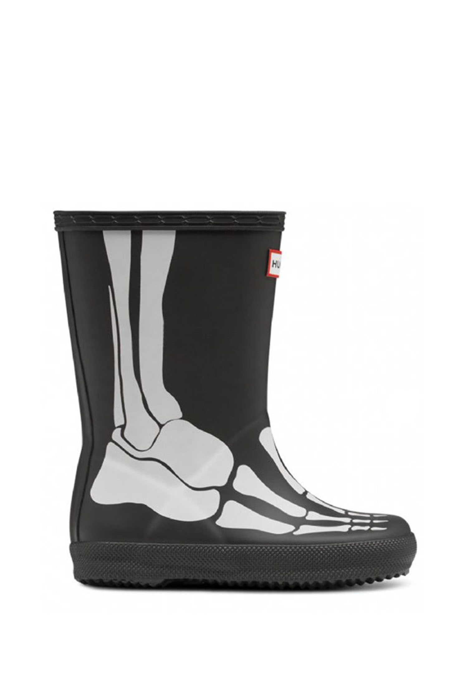 Hunter - Regenlaarzen voor kinderen - Kids First Classic Skeleton- Zwart - maat 27EU