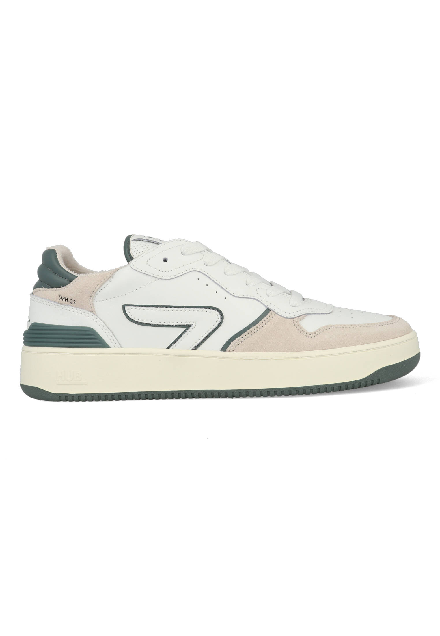 HUB Smash M4706L68-L10-A44 Wit / Groen-44 maat 44 afbeelding