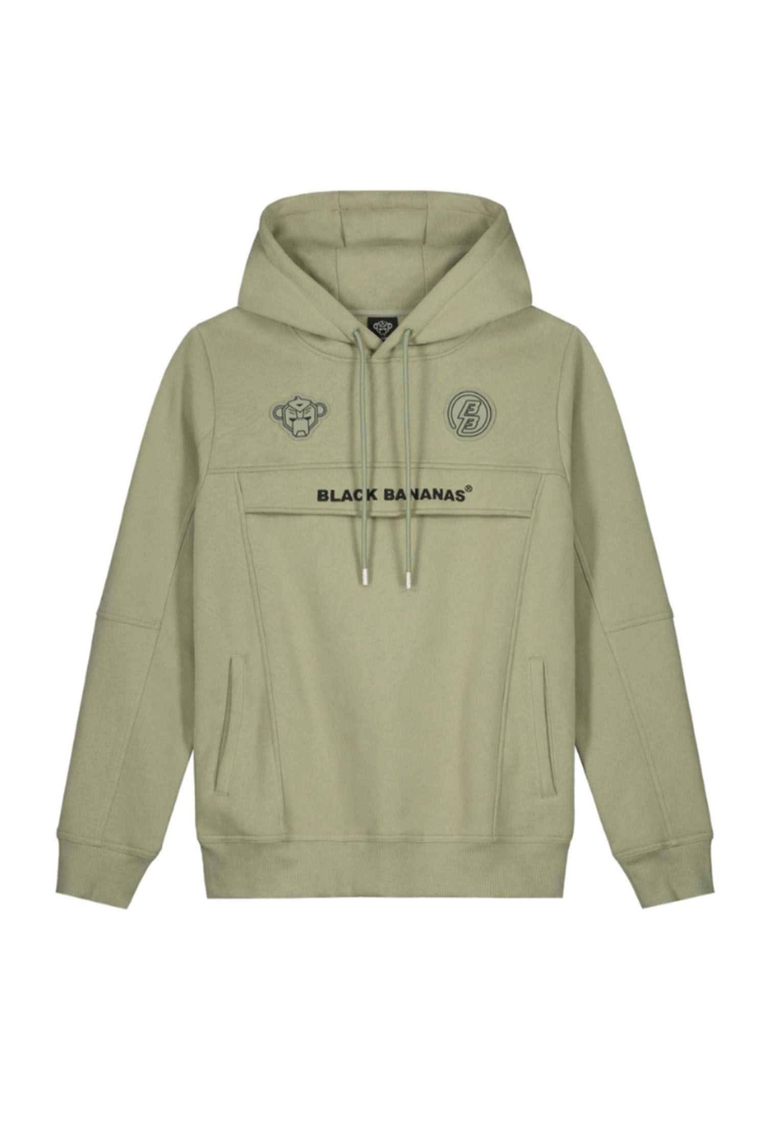 Black Banana's Tracktop Anorak Groen-XL