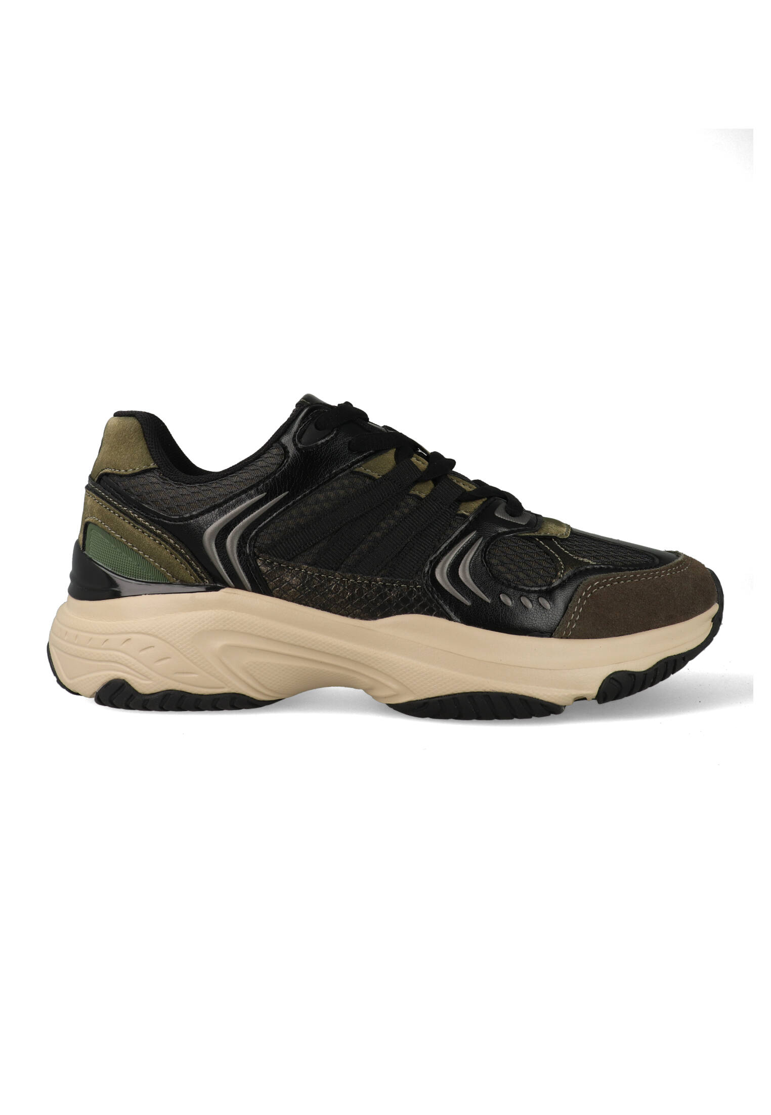 Mexx Sneakers Vyella Pax Zwart / Groen-42 maat 42