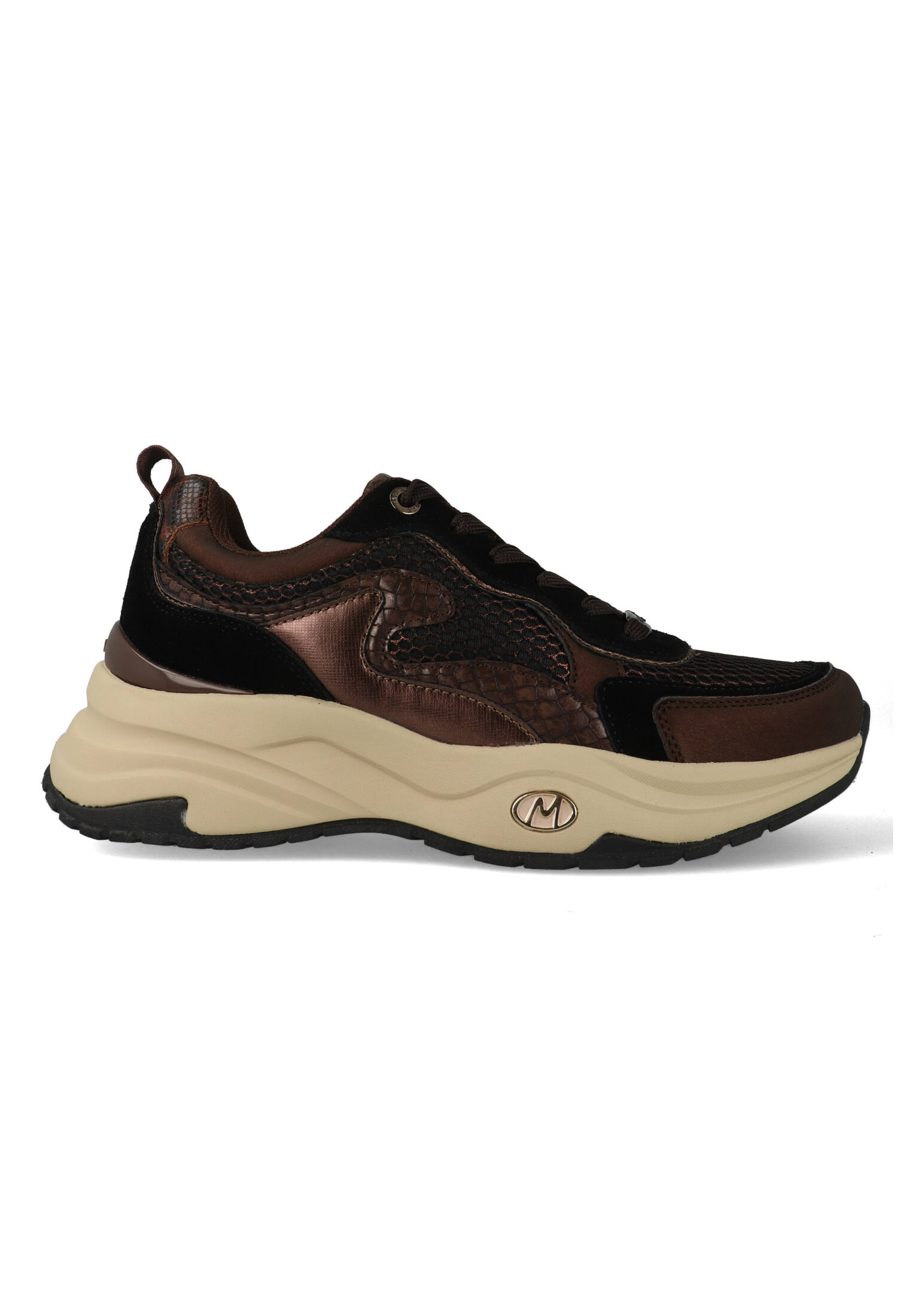 Mexx Sneakers Palma Ora Bruin / Zwart-40 maat 40