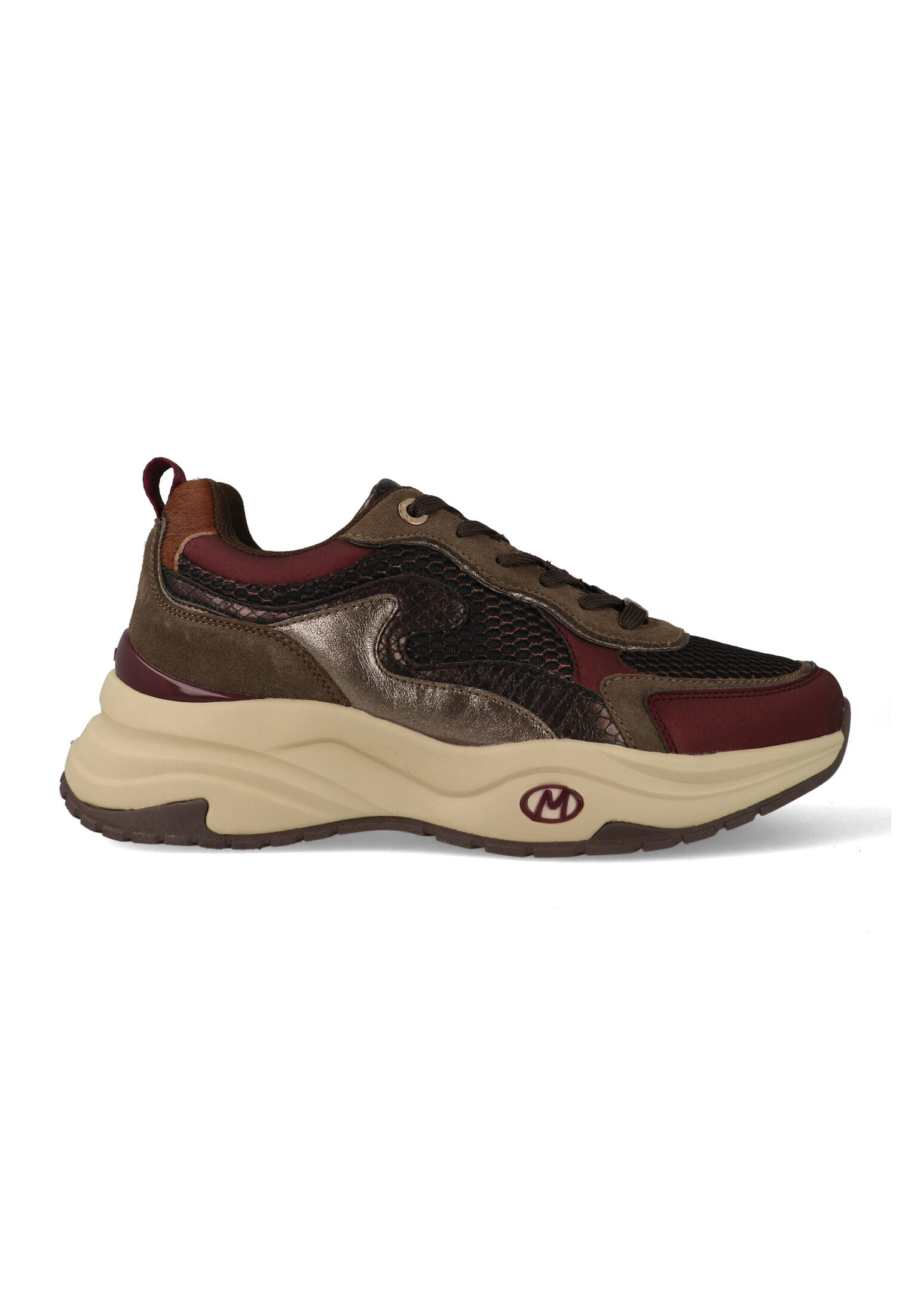 Mexx Sneakers Palma Ora Bordeaux Rood-42 maat 42