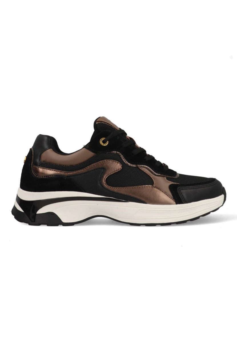 Mexx Sneakers Portia Love MI001001253W-1101 Zwart / Bruin maat afbeelding