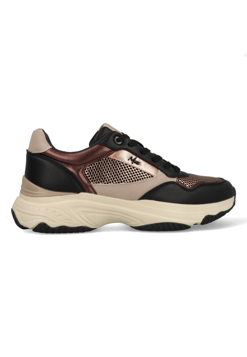 Mexx Sneakers Radja Pax MI001001453W-1101 Zwart / Bruin maat afbeelding