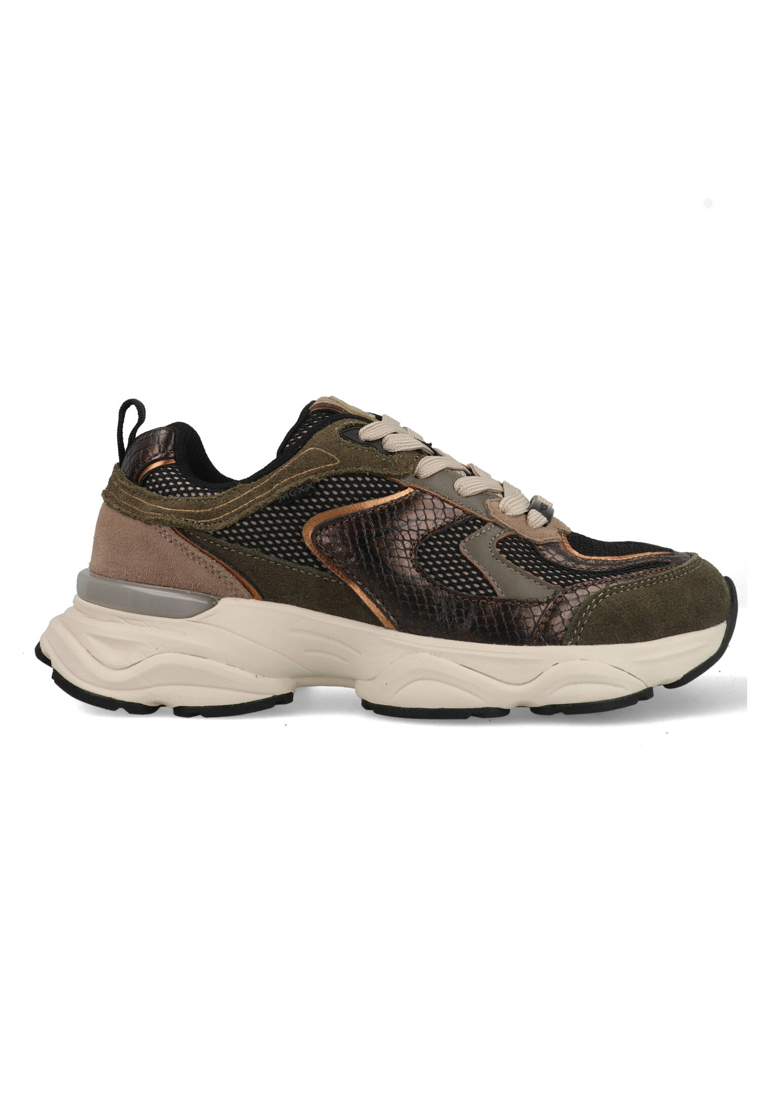 Mexx Sneakers Norah Komo MI001002853W-1129 Zwart / Bronze-38 maat 38 afbeelding