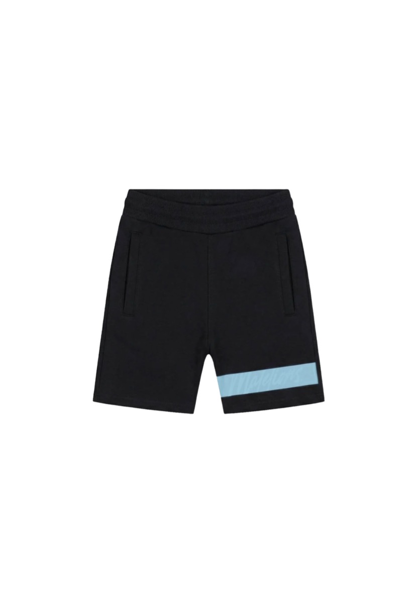 Malelions Junior Captain Shorts Zwart / Blauw maat afbeelding 1