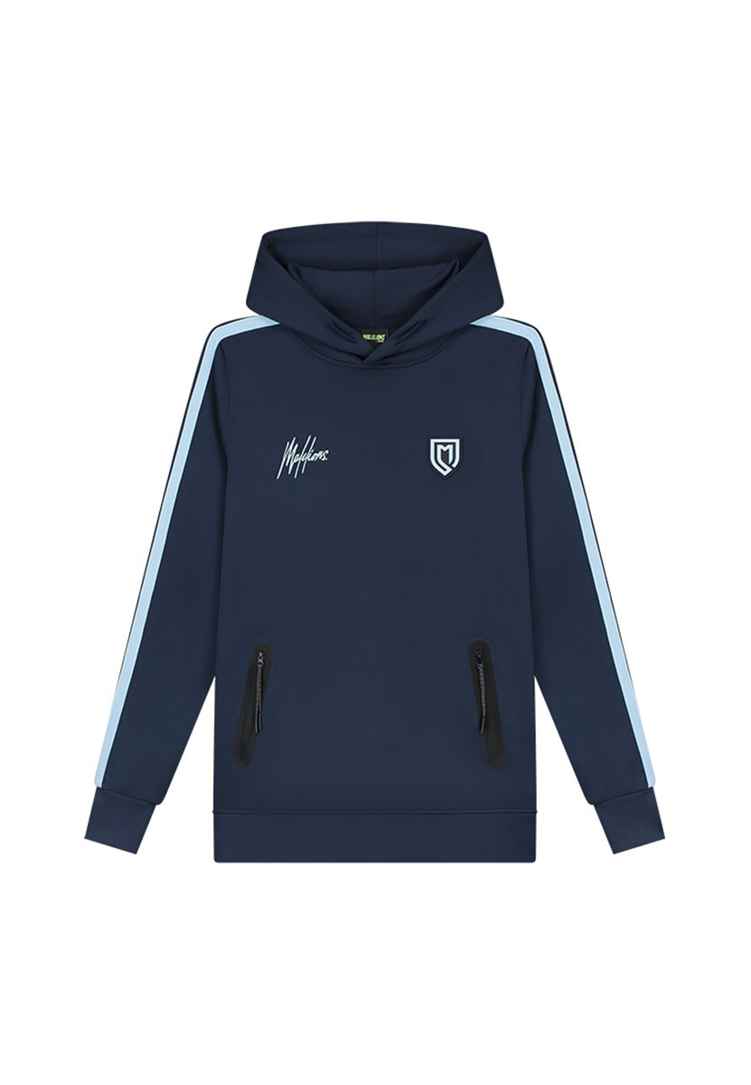 Malelions Sport Academy Hoodie MS2-AW23-11-311 Blauw