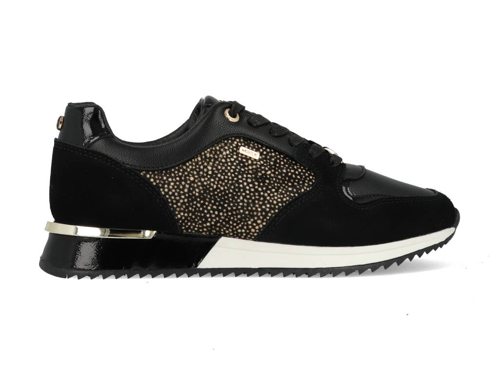 Mexx Sneaker Fleur Dames - Zwart - Maat 36