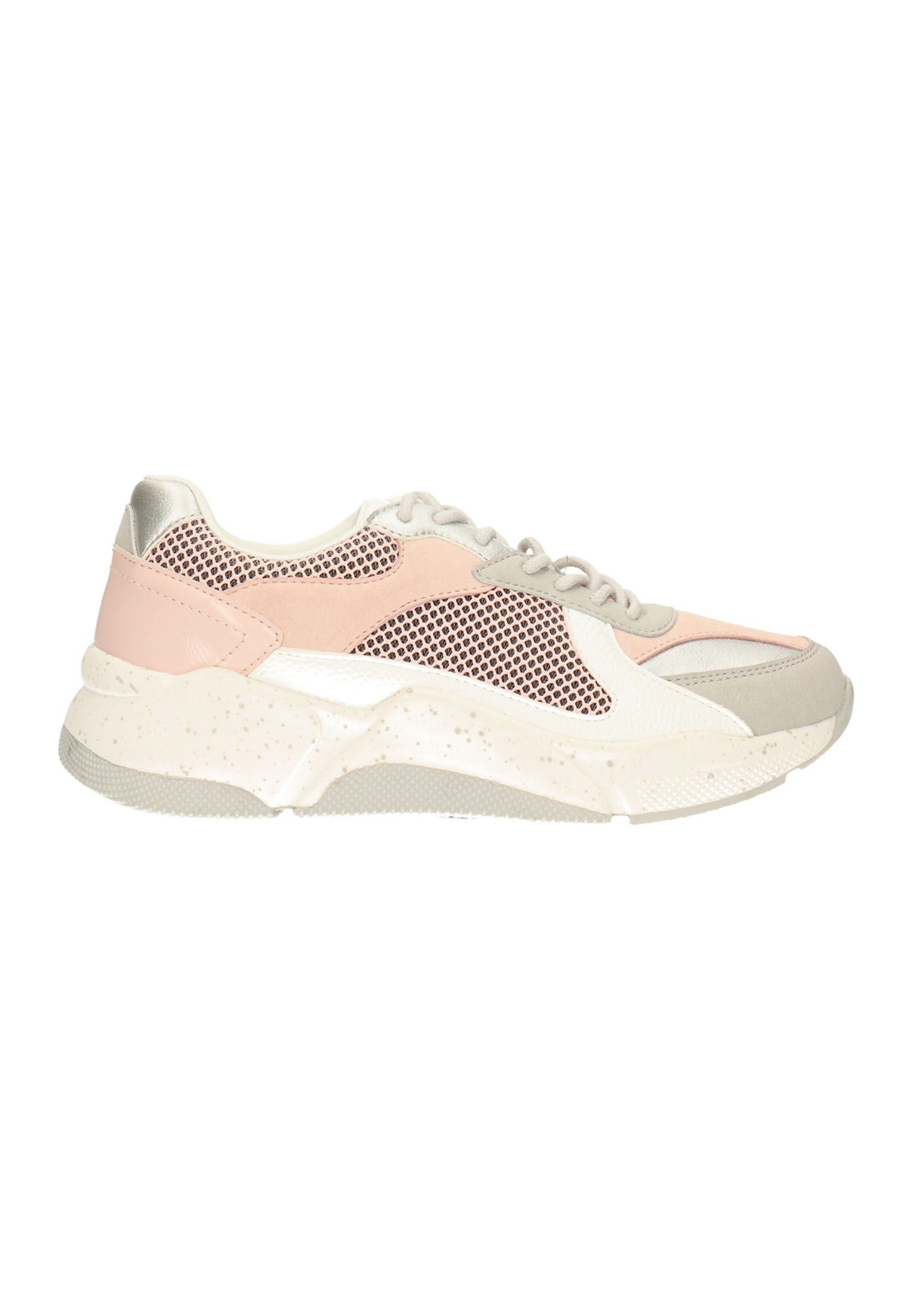 Bullboxer Sneakers 077034F5S_LGPNTD Wit - Roze-41 maat 41