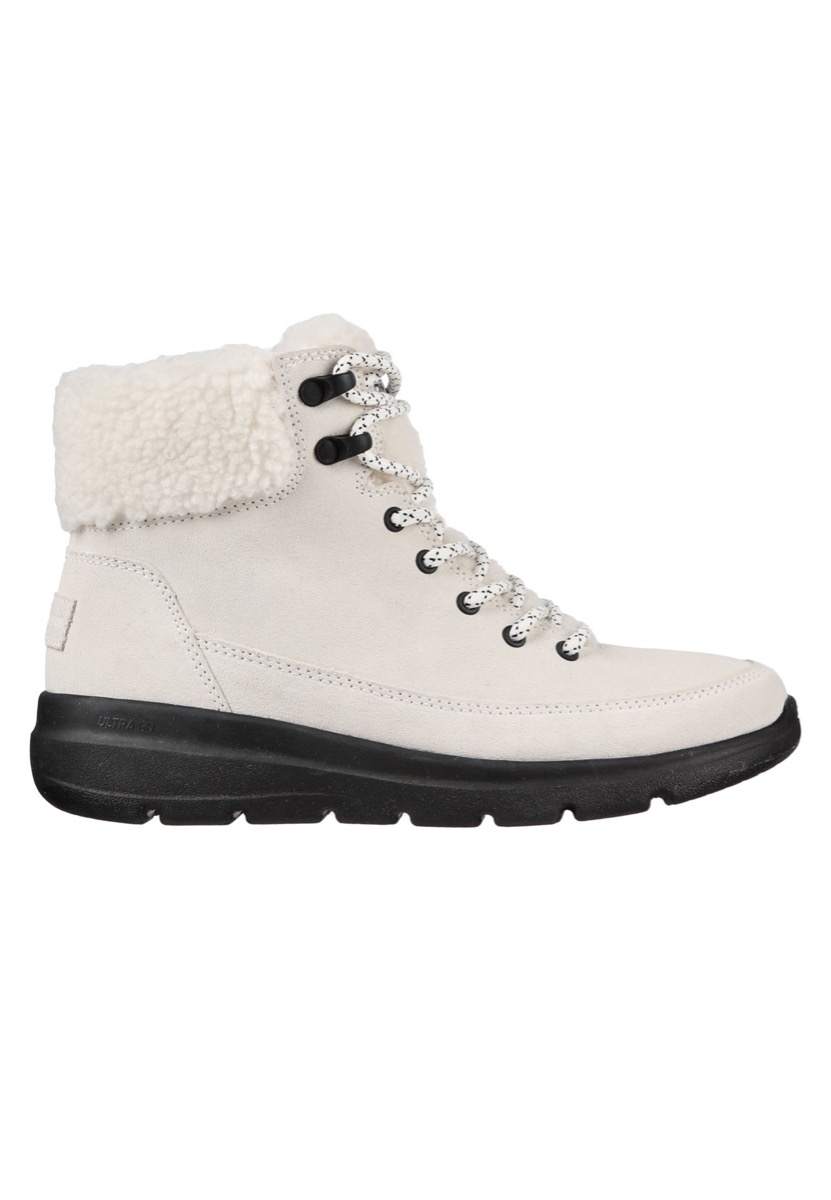 Skechers Boots Glacial Ultra 16677/WBK Wit maat