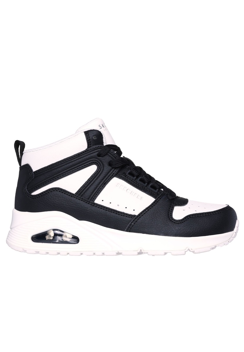 Skechers Uno-High Regards 177099/WBK Wit / Zwart maat