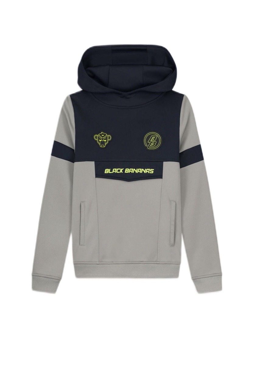 Black Bananas JR Mist Tracktop JRFW22.2.34 Grijs-140 maat 140 Black Bananas JR Mist Tracktop JRFW22.2.34 Grijs-140 maat 140