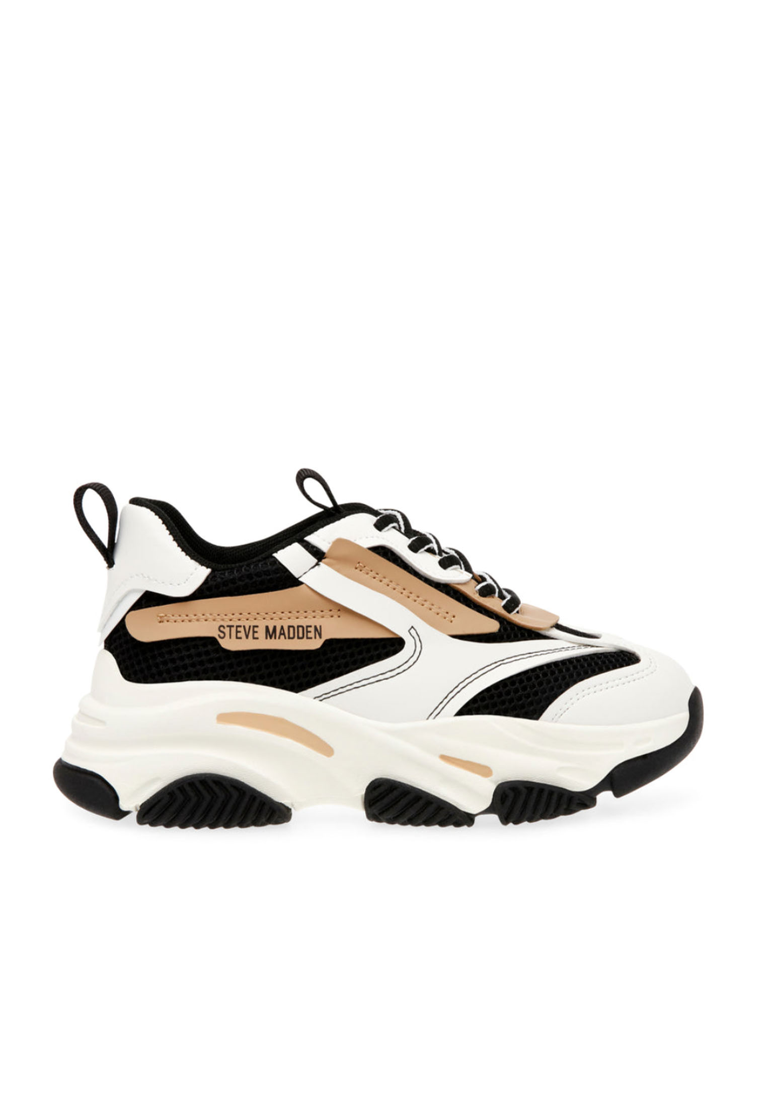 Steve Madden Jpossession meisjes sneaker - Zwart multi - Maat 35