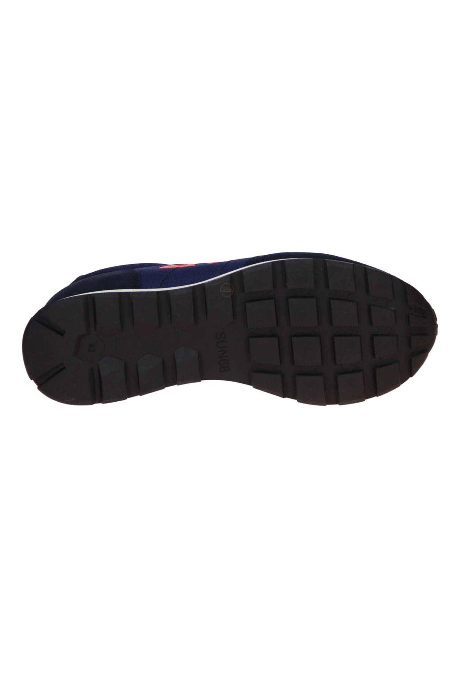 SUN68 Tom Fluo Nylon Blauwe Sneaker