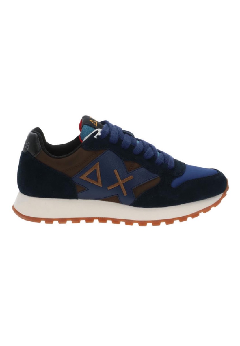 SUN68 Jaki Bicolor Z43114_0807 Blauw - Bruin maat