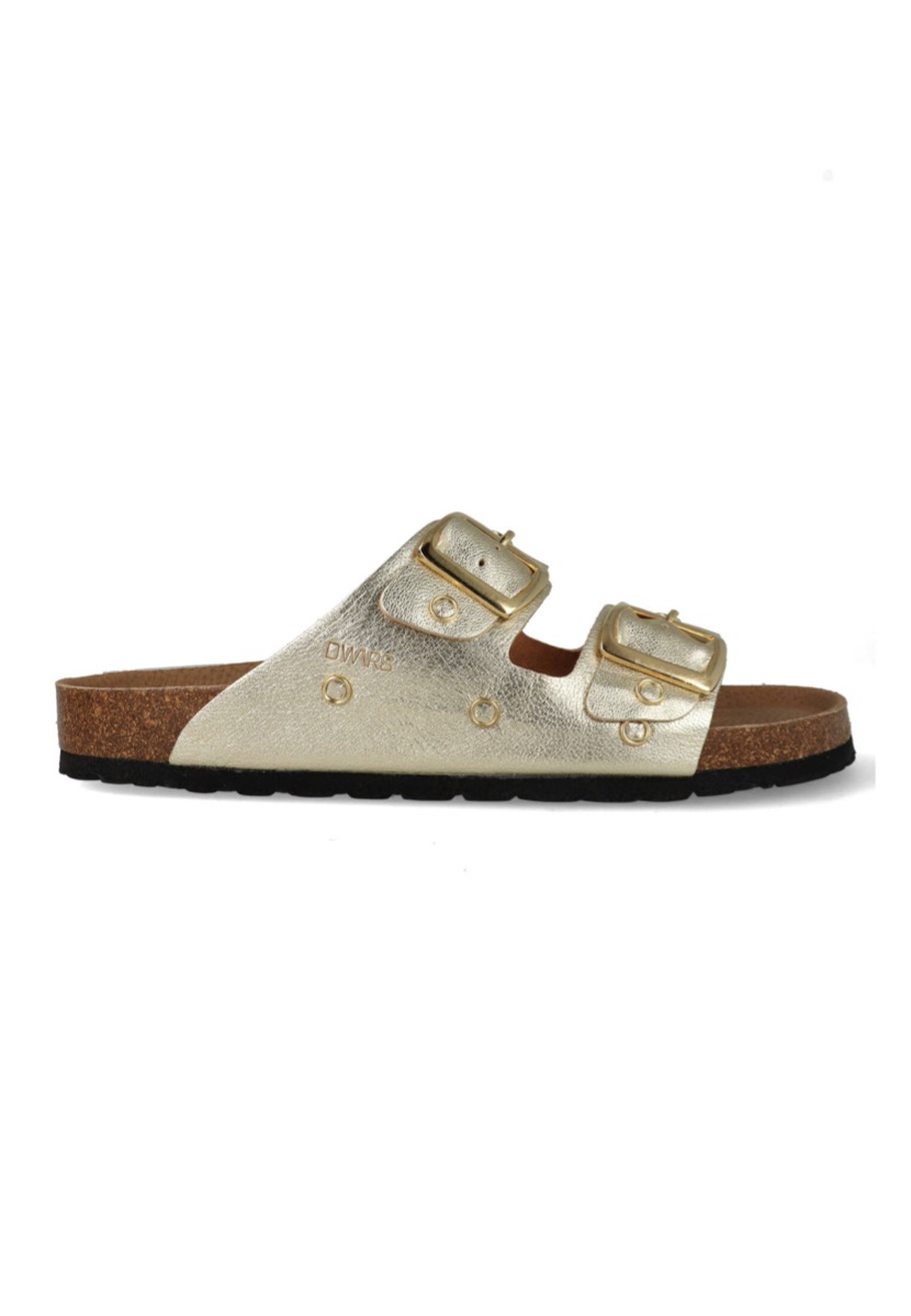DWRS Madrid Slippers S2721-07-7202 Champagne / Goud maat