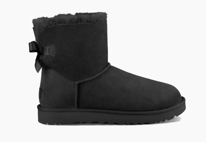 UGG Mini Bailey Bow II Boots 1016501/BLK Zwart maat 17 Top Merken Winkel
