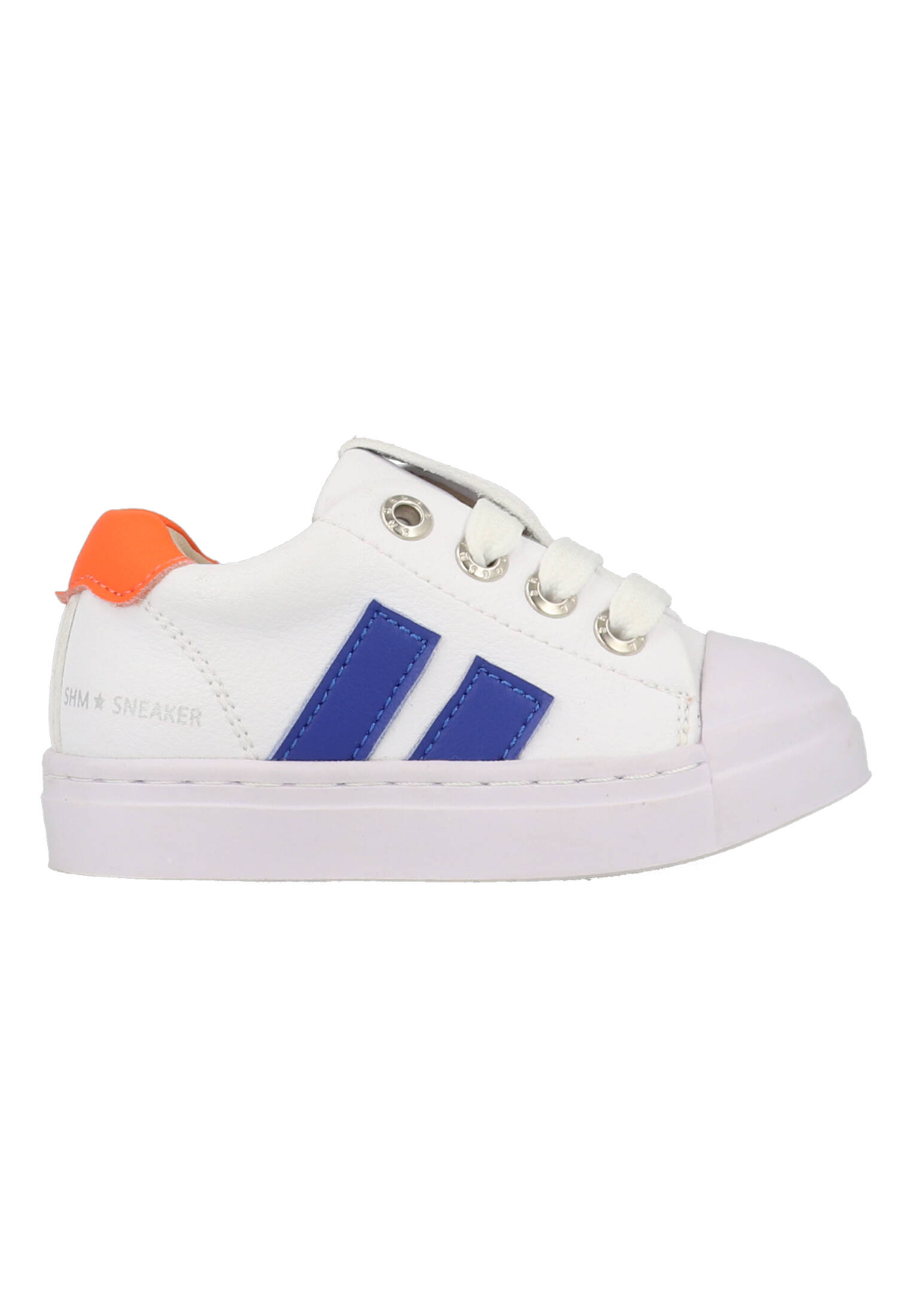 Shoesme Sneakers SH21S010-D Wit / Oranje-30 maat 30