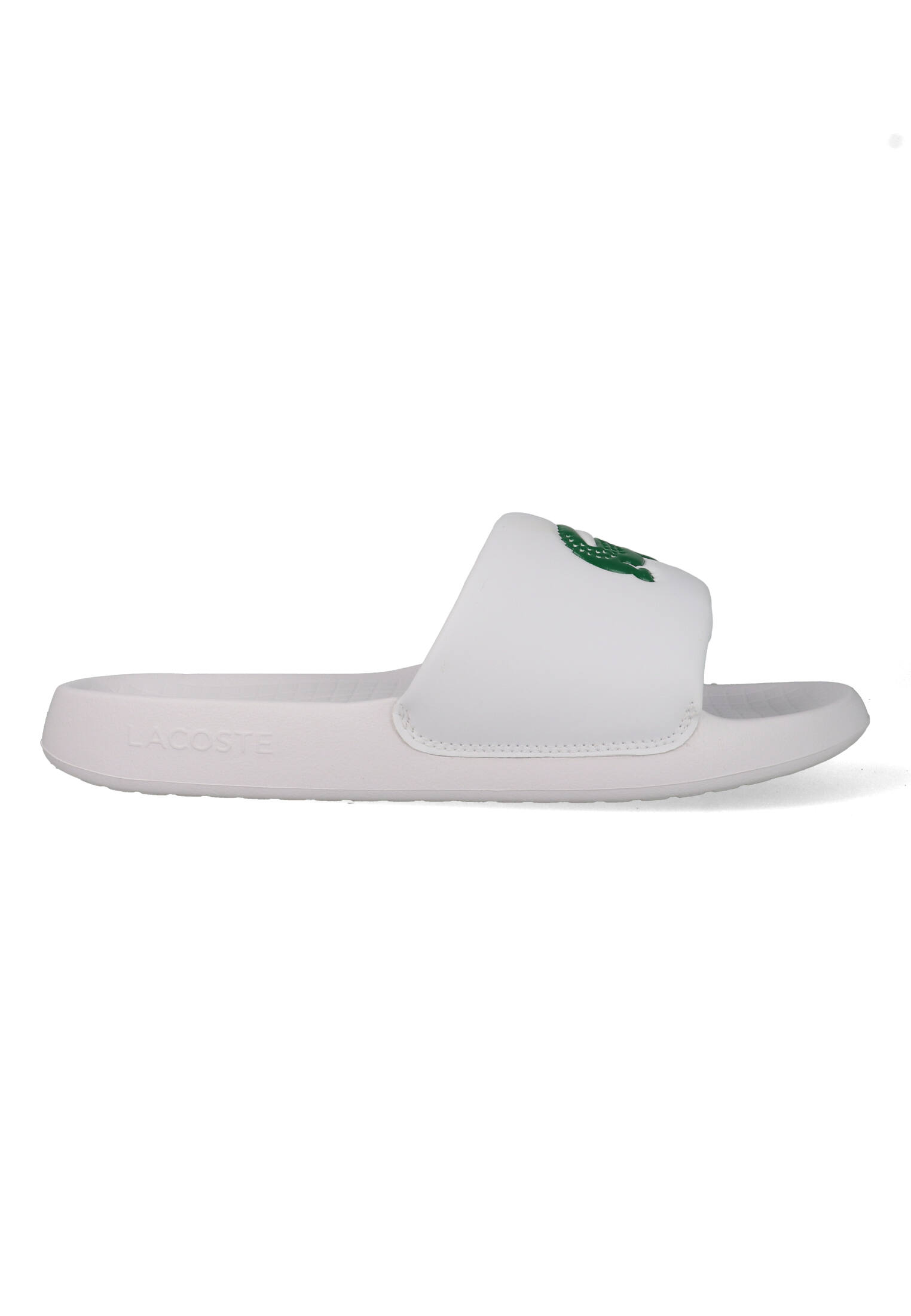 Lacoste Slippers Serve Slide 1.0 749CMA002108261-WHT/GRN Wit / Groen-43 maat 43 afbeelding 1