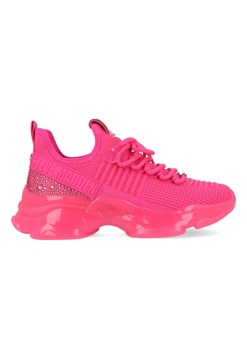 Dames Sneakers Steve Madden Maxilla-r Neon Pink Rose - Maat 41