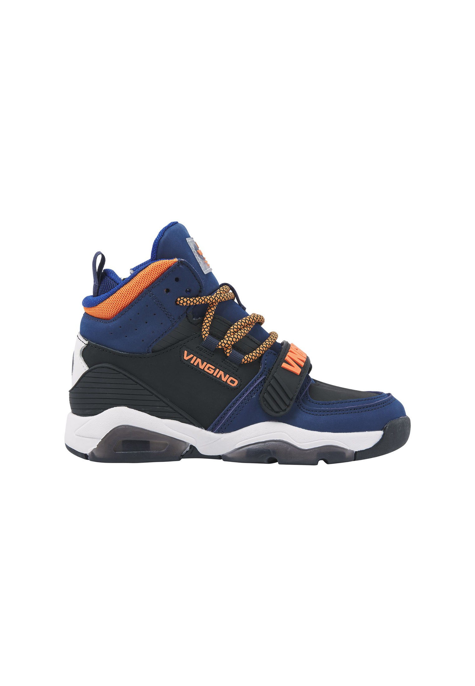 Vingino Raoul Mid sneakers blauw Leer - Heren - Maat 33