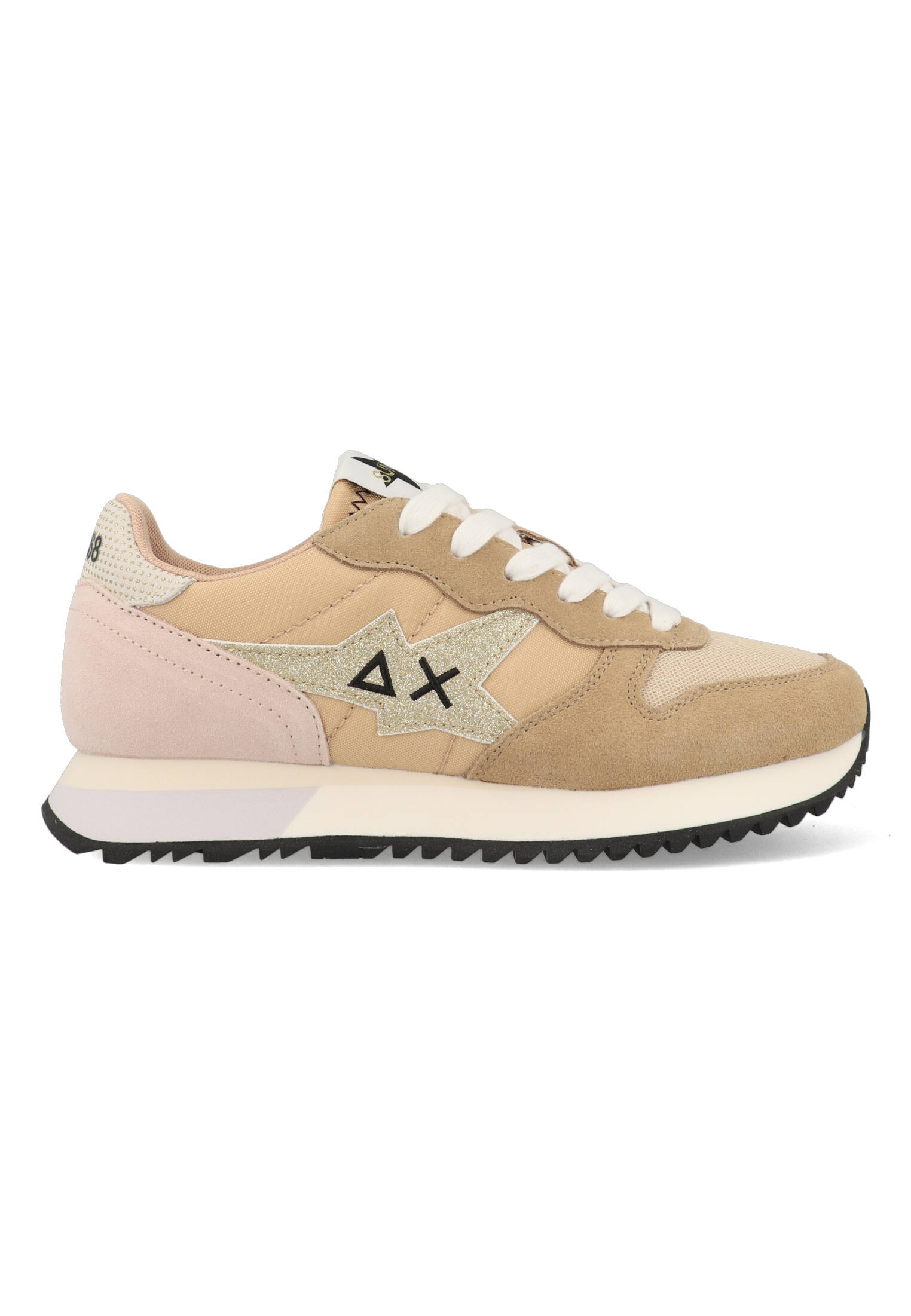 SUN68 Stargirl Glitter Logo Z35212_16 Beige 