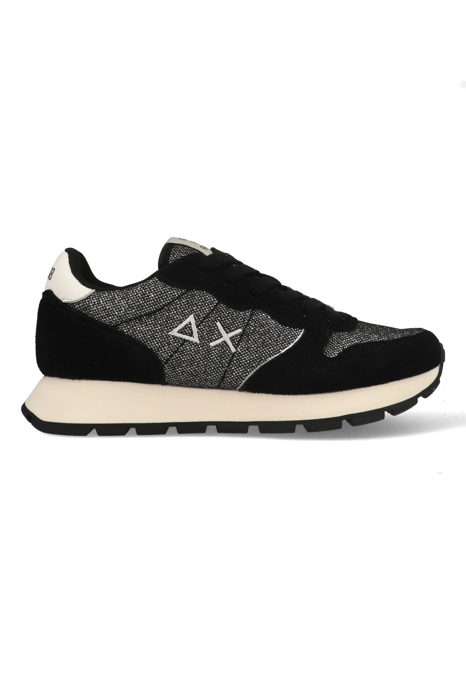 SUN68 Ally Glitter Textile Z45204_11 Zwart-40 maat 40